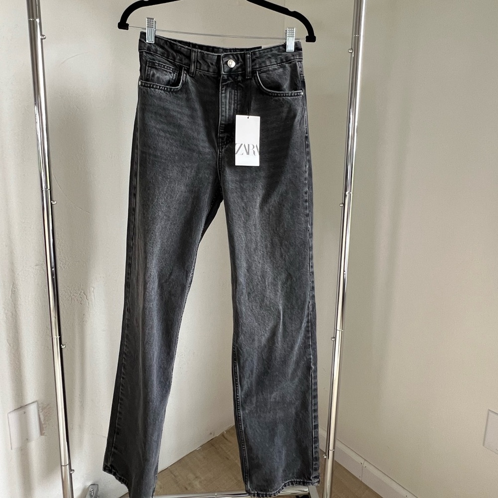 Zara charcoal denim